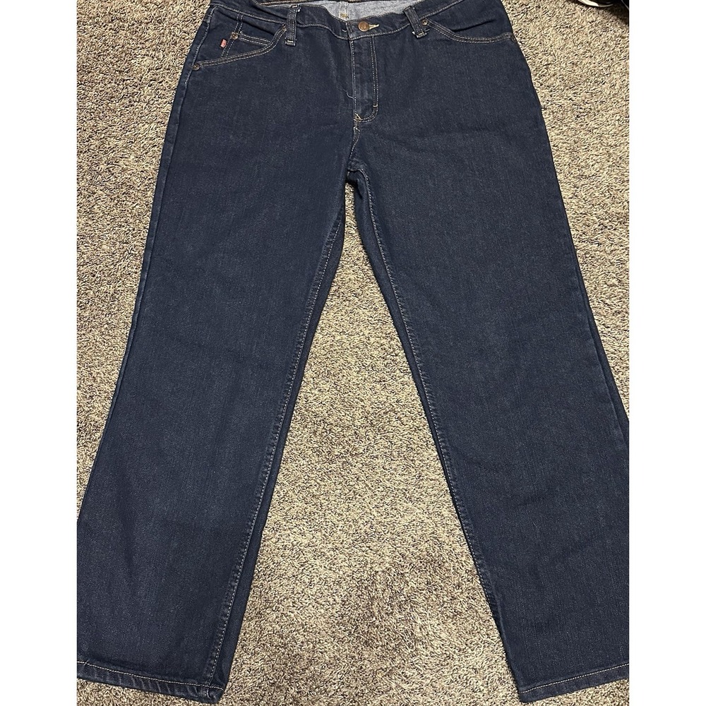 Red Kap PD91PW3  Standard Ladies 5 Pocket Work Jeans (14x30) Blue